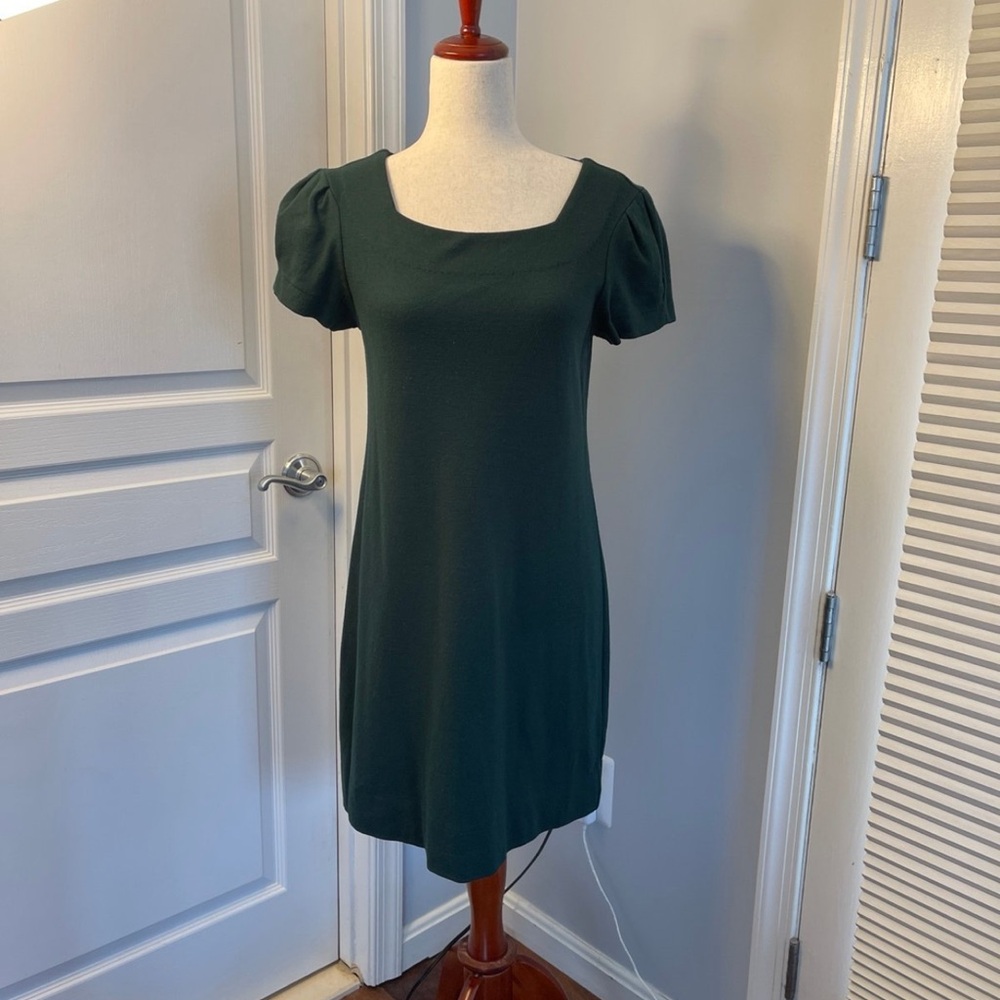 Small Banana Republic Forest Green Wool Dress